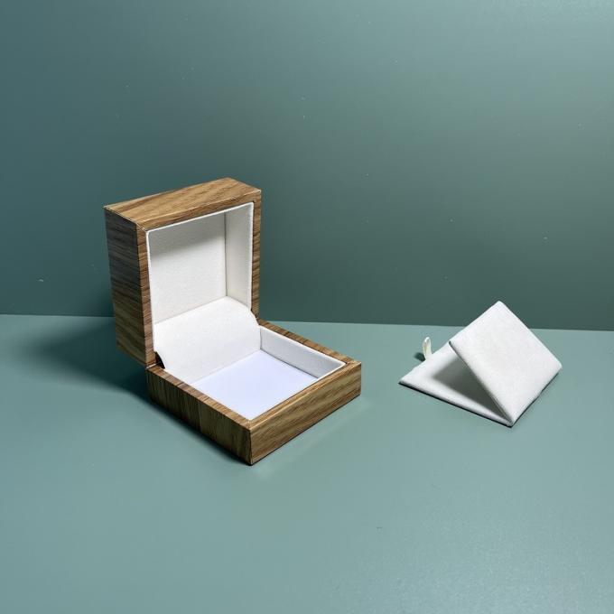 Manufactures Custom Wooden Paper Jewelry Box for Ring Earring Pendant Bangle Bracelet Necklace Gift